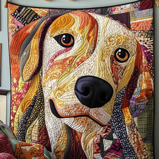 Warm Labrador Retriever Quilted Blanket GFTONL1051