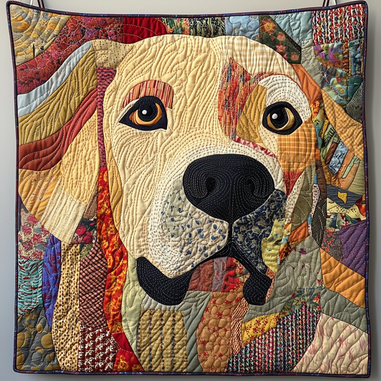 Warm Labrador Retriever Quilted Blanket GFTONL1056