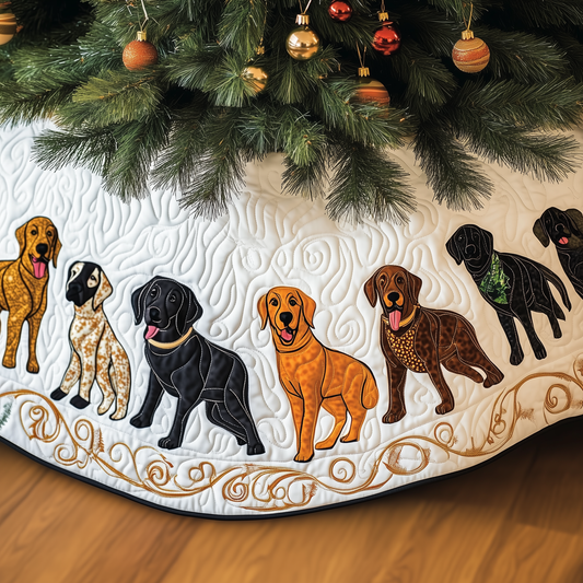 Labrador Retriever Quilted Tree Skirt GFTONL1059