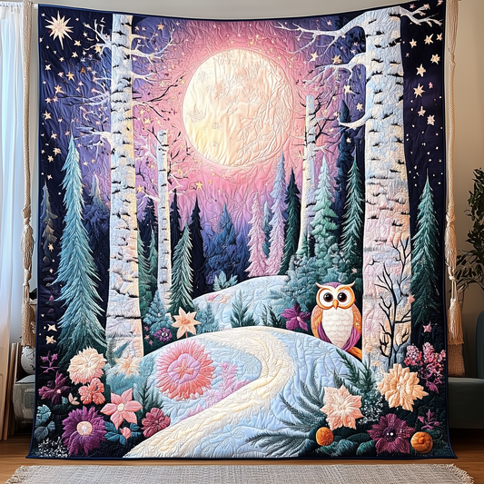 Pink Moonlight Quilted Blanket GFTONL1333