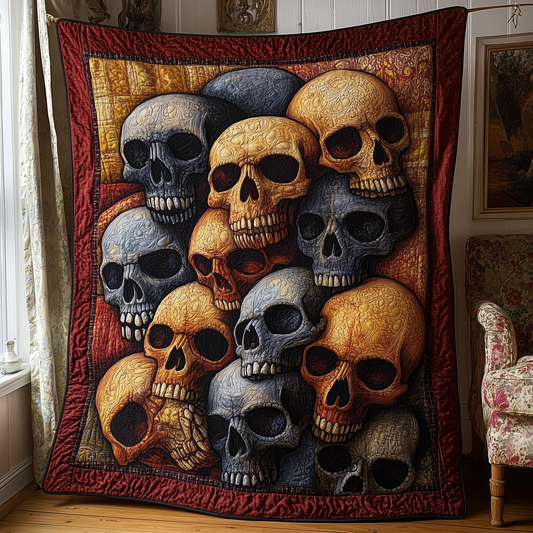 Skull Concept Quilted Blanket GFTONL1442