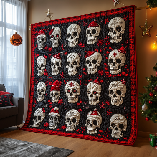 Skull Concept Quilted Blanket GFTONL1447