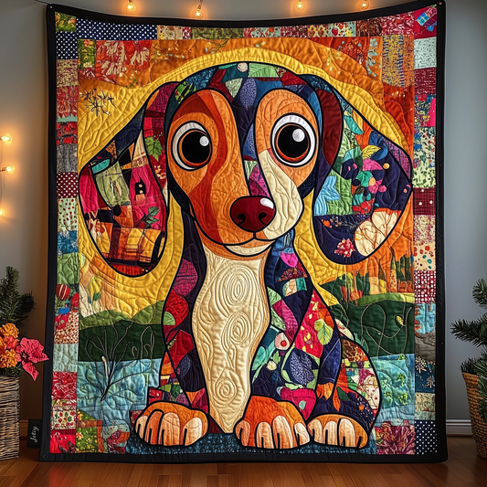 Dachshund Quilted Blanket GFTONL997