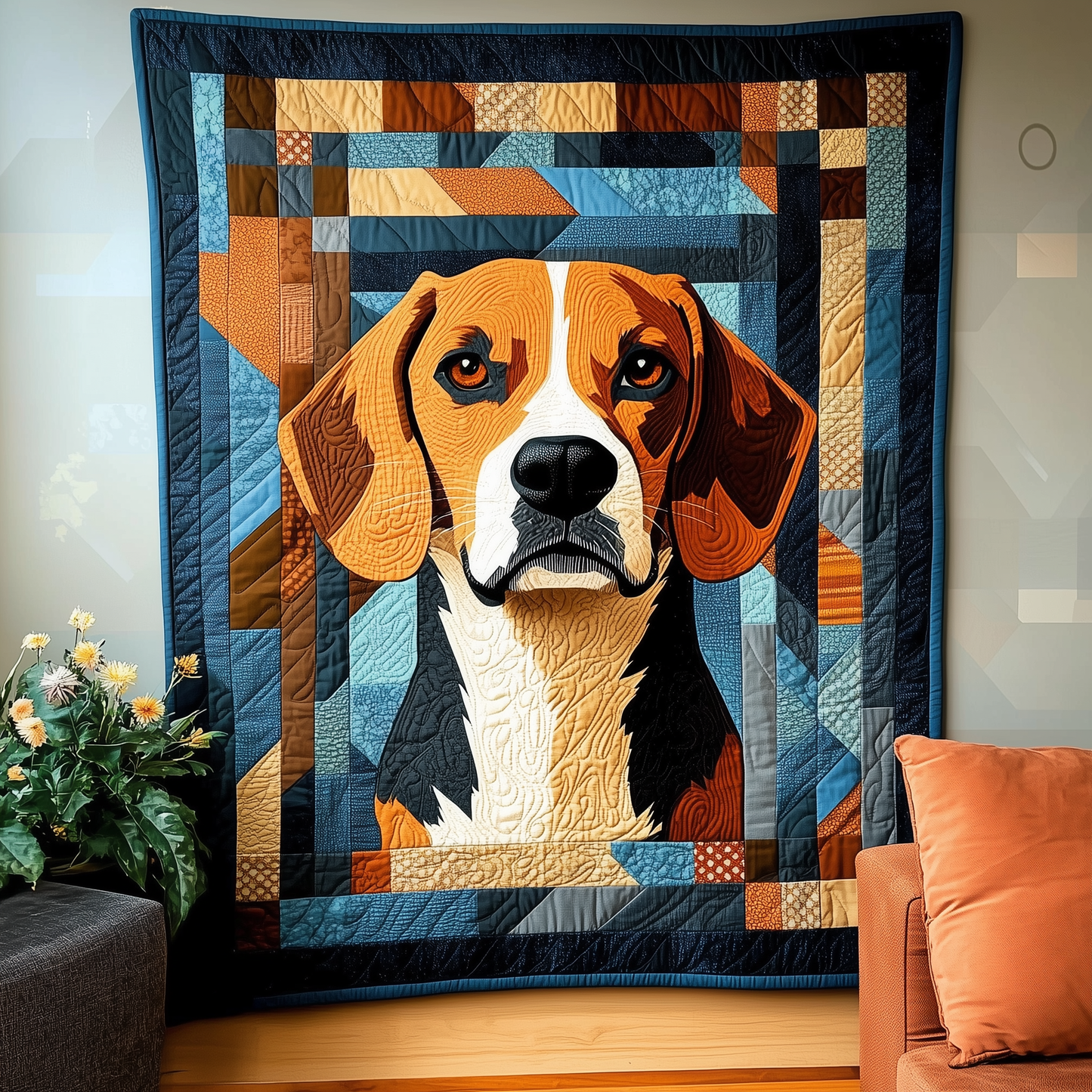 Beagle Quilted Blanket GFTOTL1025