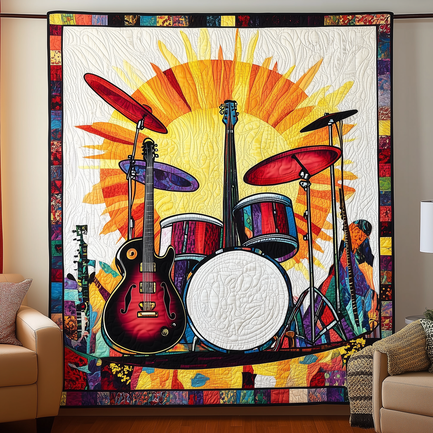 Rock Band Quilted Blanket GFTOTL1072