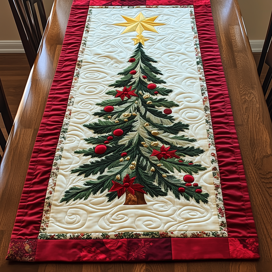 Christmas Tree Quilted Table Runner GFTOTL1103