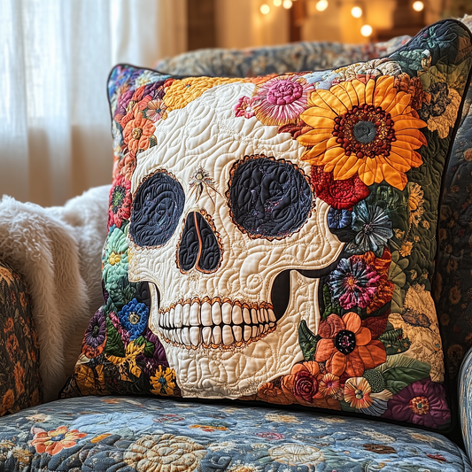 Skull Quilted Pillow Case GFTOTL1208