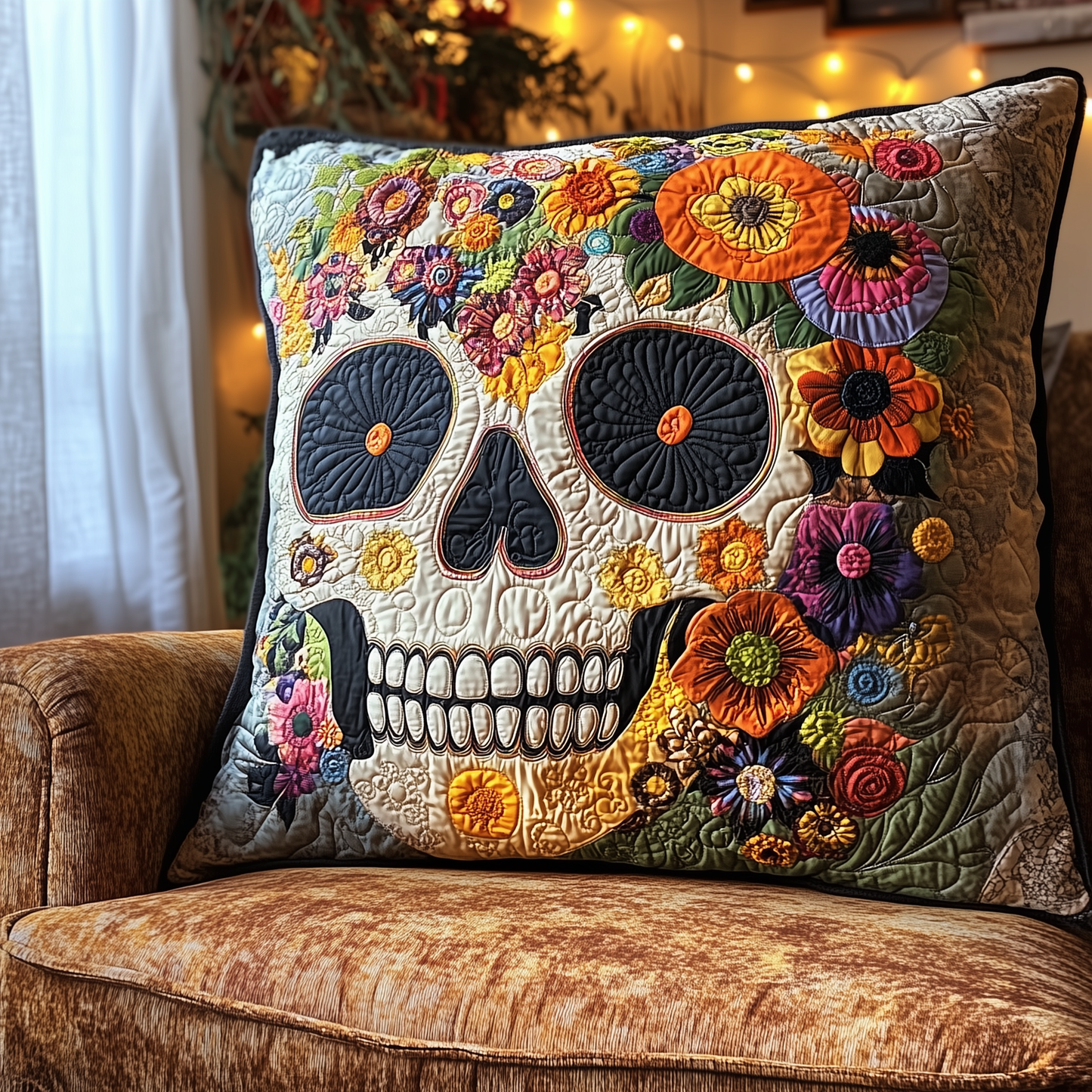 Skull Quilted Pillow Case GFTOTL1209