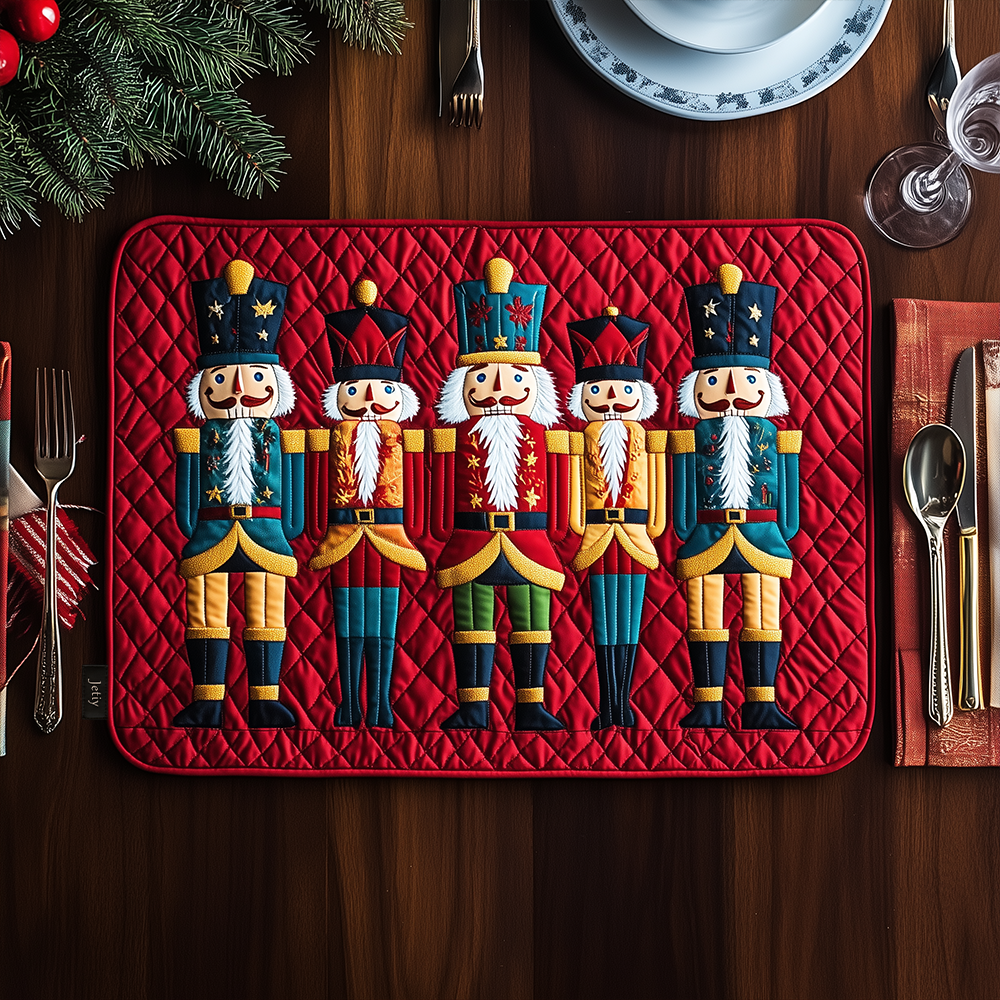 Festive Nutcracker Quilted Place Mat GFTOTL1310