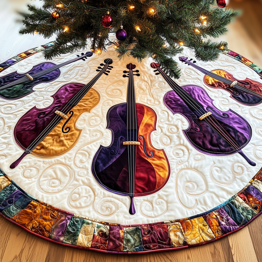 Festive Cello Quilted Tree Skirt GFTOTL1345