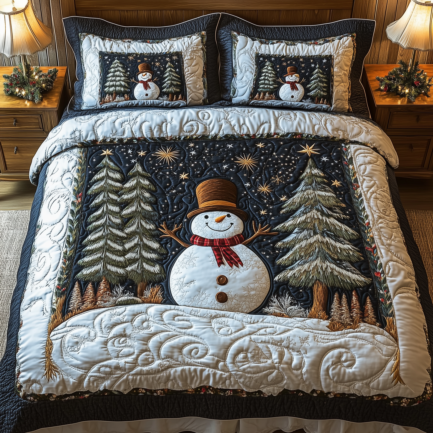 Winter Wonderland 3-Piece Quilted Bedding Set GFTOTL1444