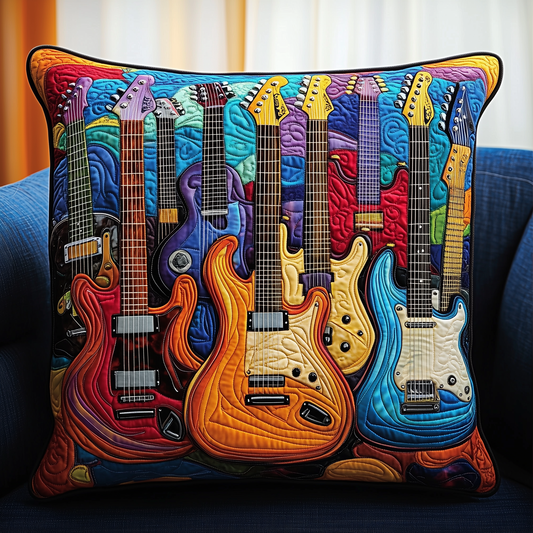 Swirl Guitar Quilted Pillow Case GFTOTL207