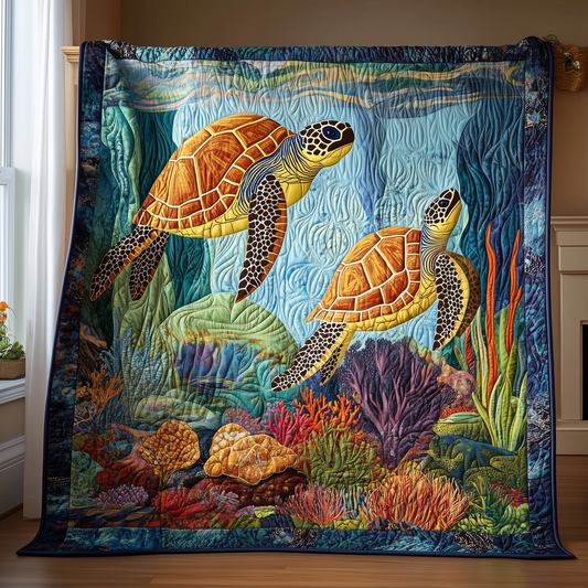 Marine Life Quilted Blanket GFTOTL264