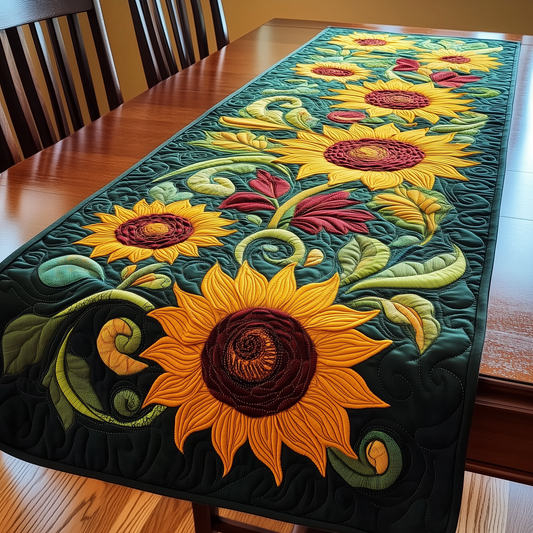 Sunflowers Quilted Table Runner GFTOTL311