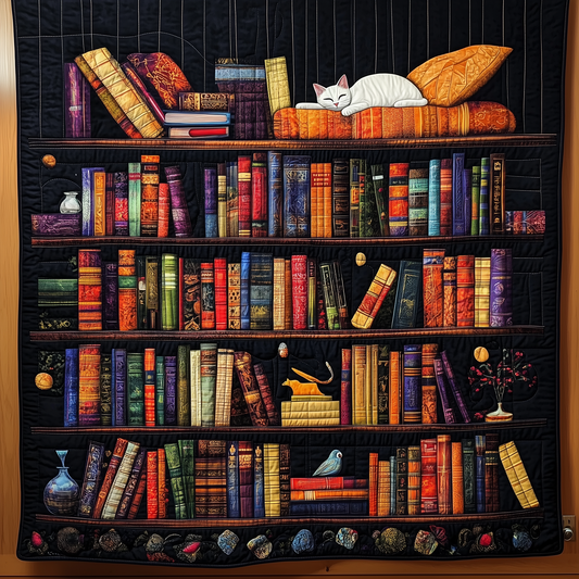 Bookcase Quilted Blanket GFTOTL374