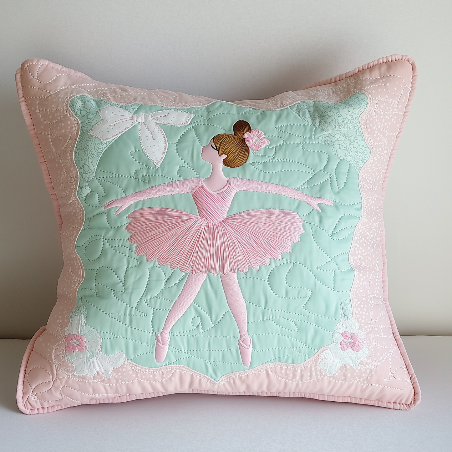 Ballerina Baby Quilted Pillow Case GFTOTL479