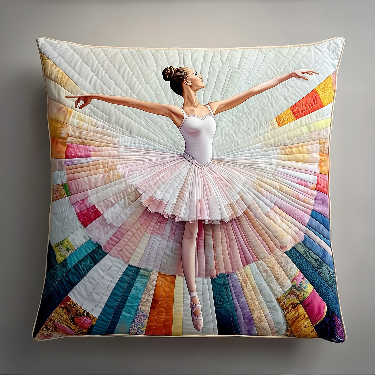 Ballerina Girl Quilted Pillow Case GFTOTL482