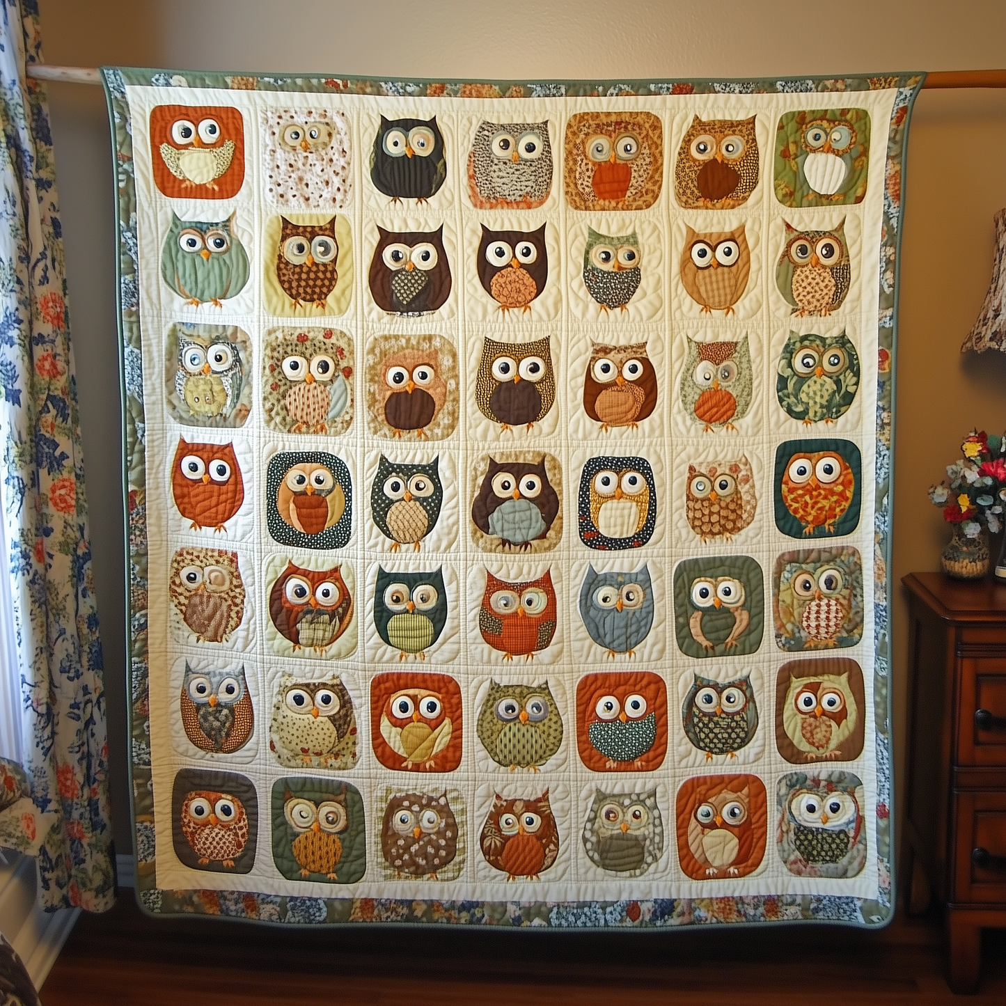 Baby Owls Quilted Blanket GFTOTL521