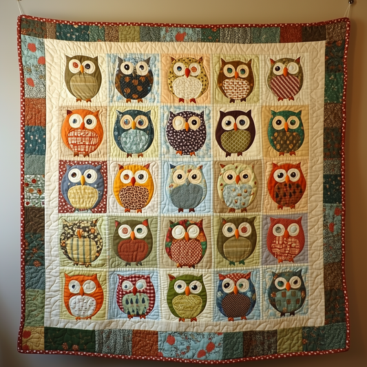 Baby Owls Quilted Blanket GFTOTL523