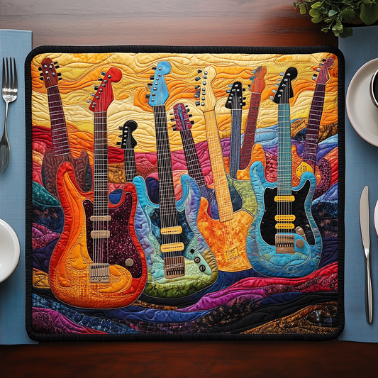 Electric Guitars Quilted Place Mat GFTOTL533