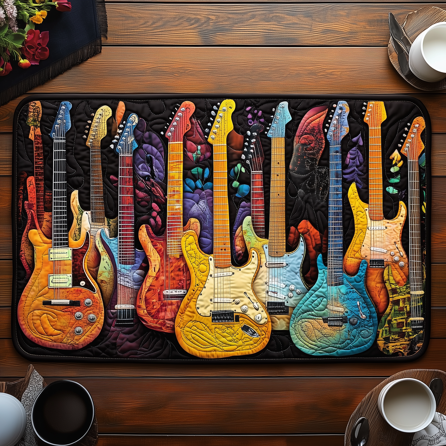 Electric Guitars Quilted Place Mat GFTOTL535