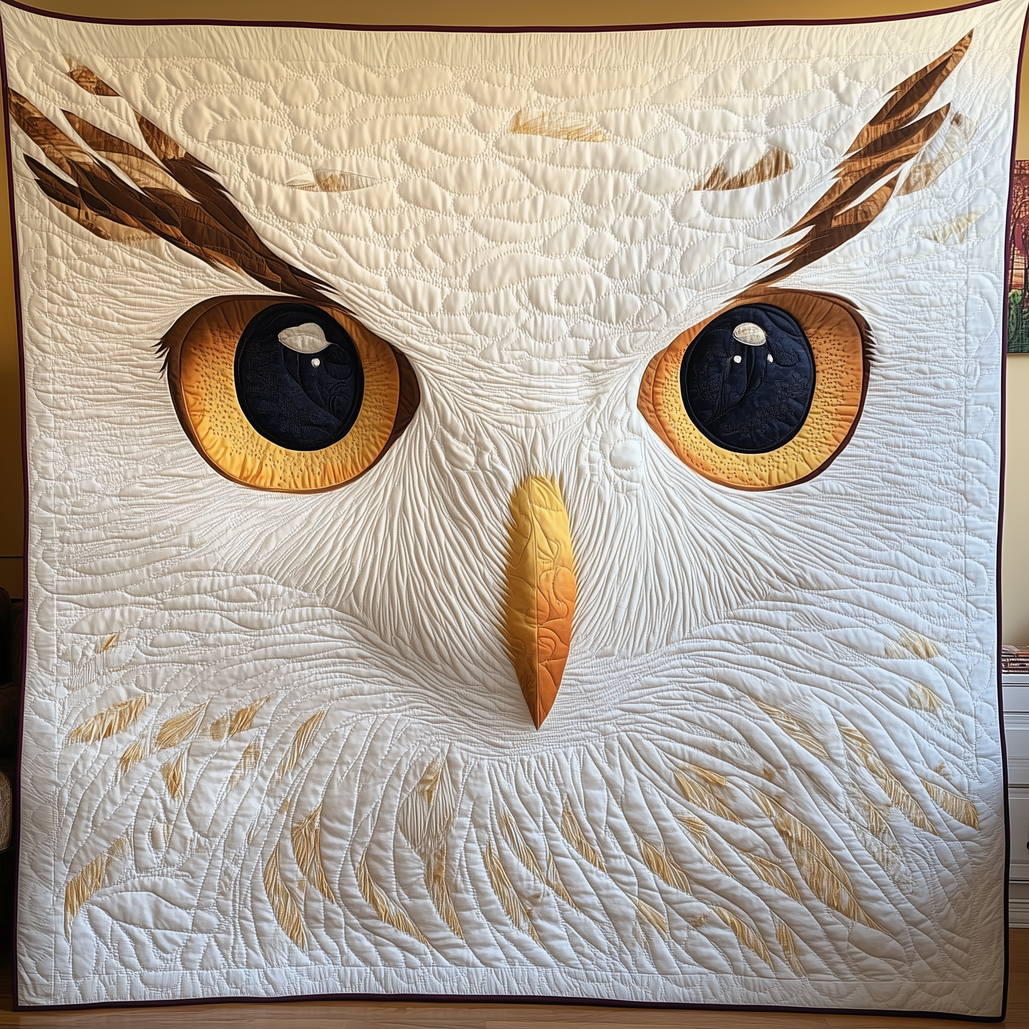 Snowy Owl Quilted Blanket GFTOTL537