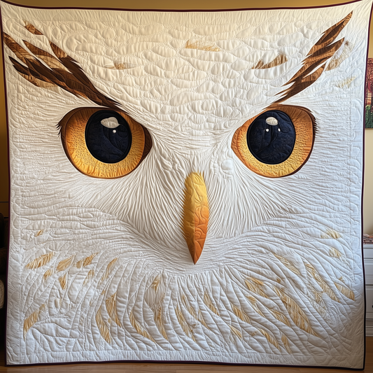 Snowy Owl Quilted Blanket GFTOTL537