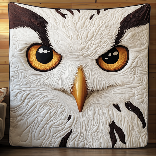 Snowy Owl Quilted Blanket GFTOTL538