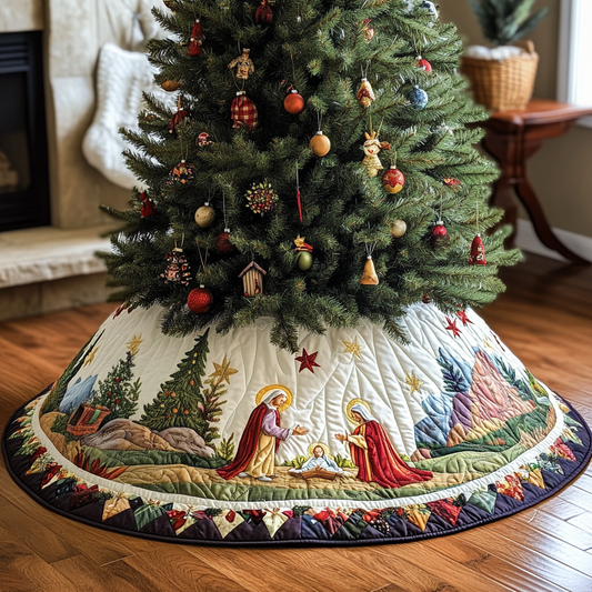 Nativity Scene Quilted Tree Skirt GFTOTL592