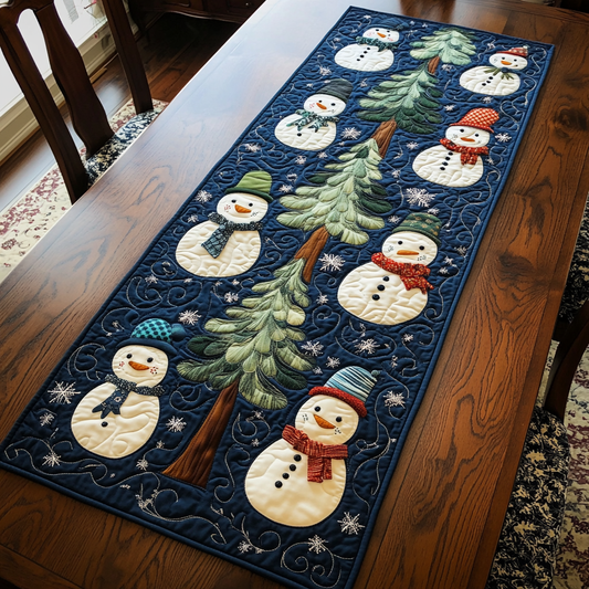 Snowmen  Quilted Table Runner GFTOTL626