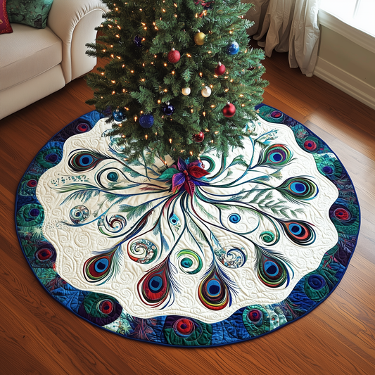 Peacock Quilted Tree Skirt GFTOTL691