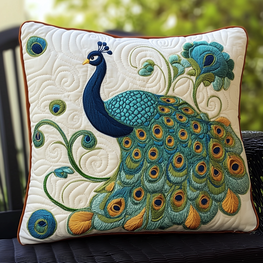 Peacock Quilted Pillow Case GFTOTL698