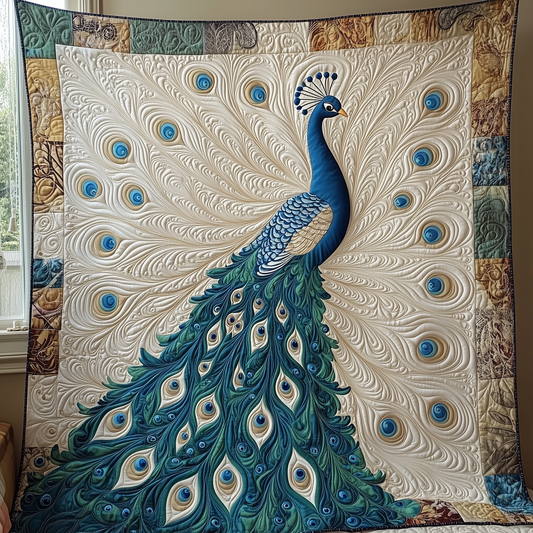 Peacock Quilted Blanket GFTOTL715