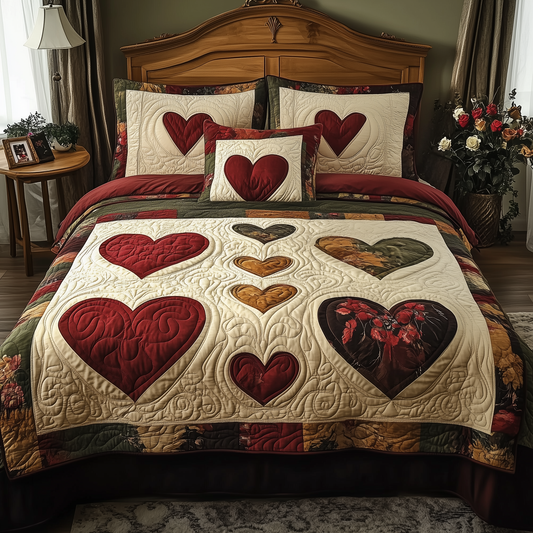 Vintage Love 3-Piece Quilted Bedding Set GFTOTL793