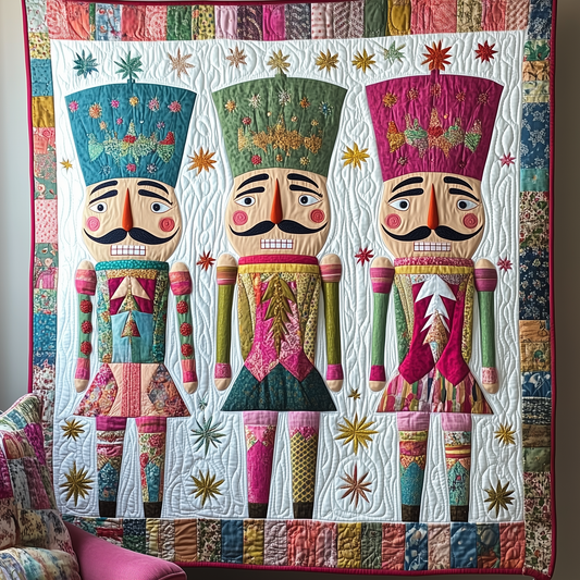 Christmas Nutcracker Quilted Blanket GFTOTL975