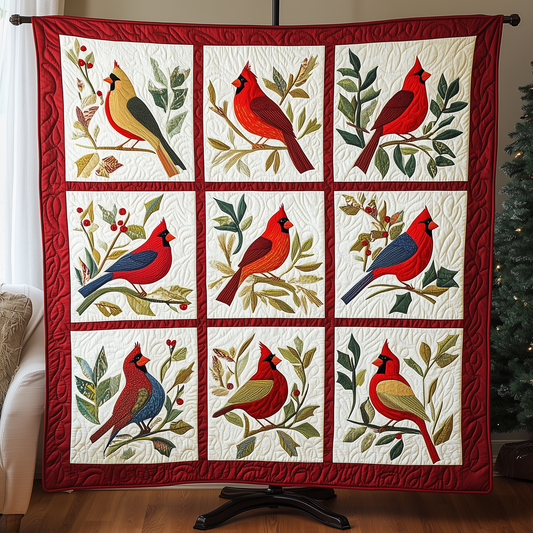 Cardinals Grid Quilted Blanket GFTOTP005