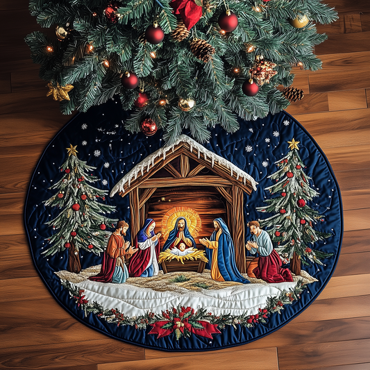 Faith&God Quilted Tree Skirt GFTOTP015