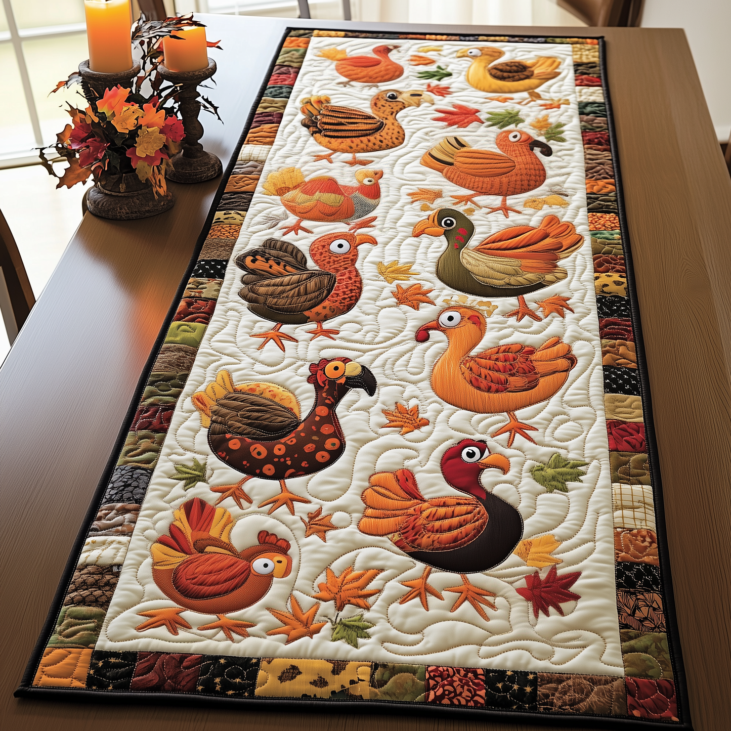 Turkey Quilted Table Runner GFTOTP042