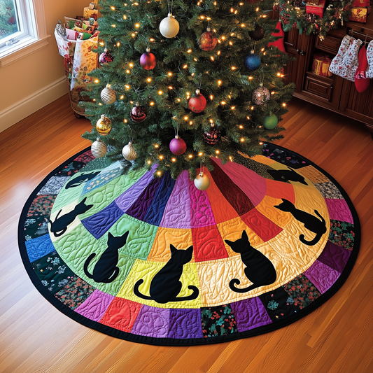 Cat Quilted Tree Skirt GFTOTP056