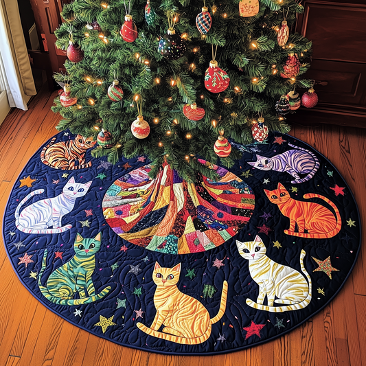 Cat Quilted Tree Skirt GFTOTP057