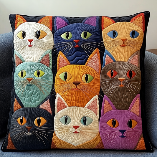 Cat Quilted Pillow Case GFTOTP116