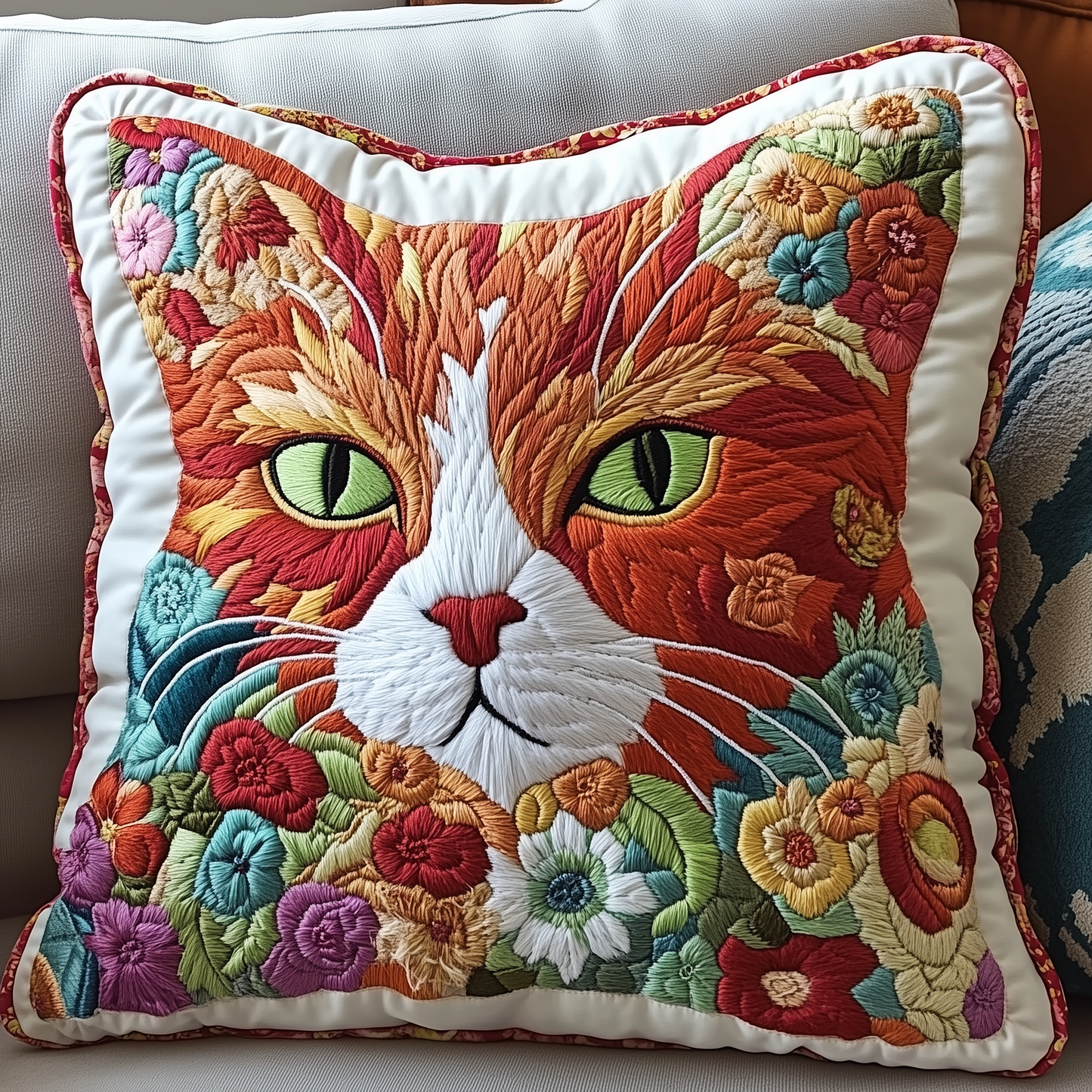 Cat Quilted Pillow Case GFTOTP117