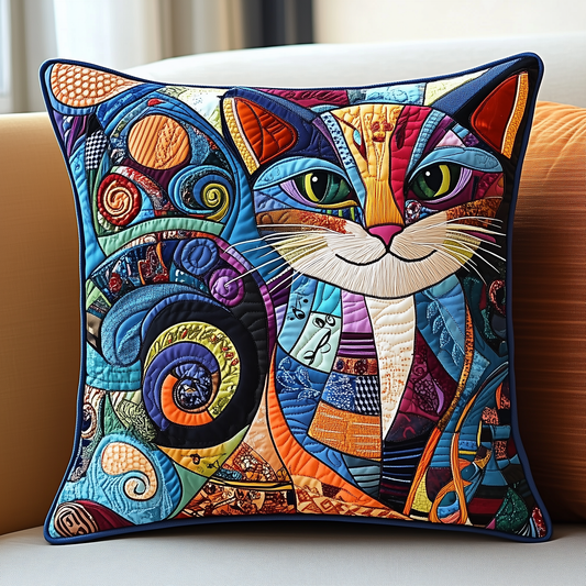 Cat Quilted Pillow Case GFTOTP119