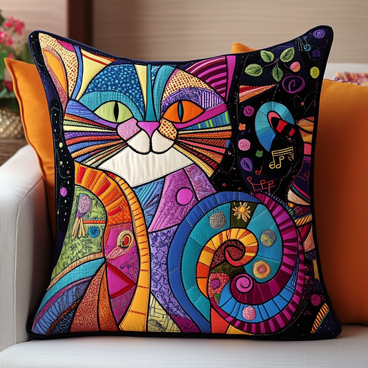 Cat Quilted Pillow Case GFTOTP123