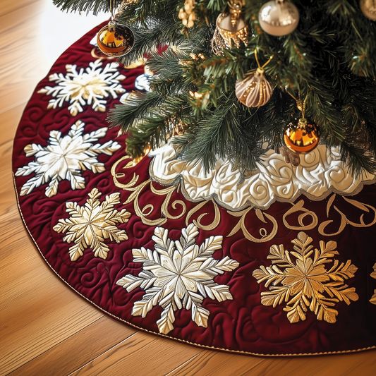 Snowflake Quilted Tree Skirt GFTOTP1244