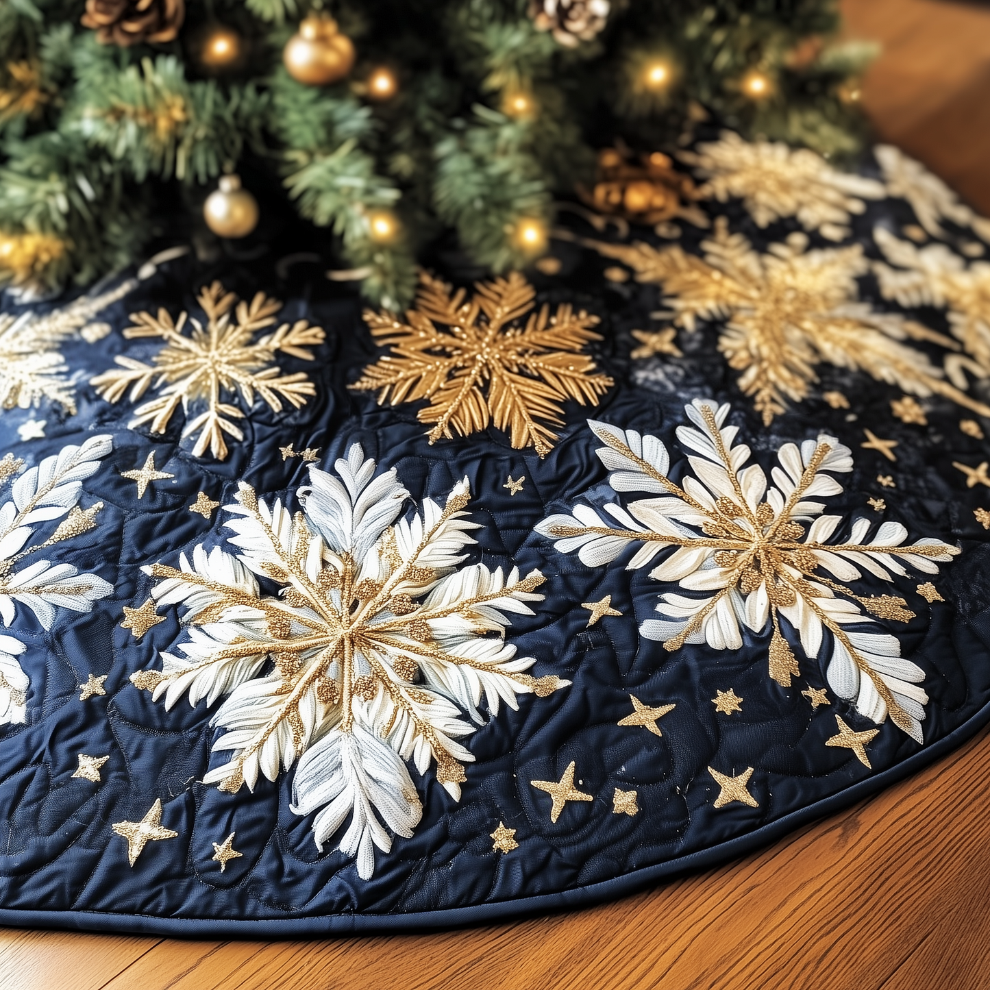 Snowflake Quilted Tree Skirt GFTOTP1246