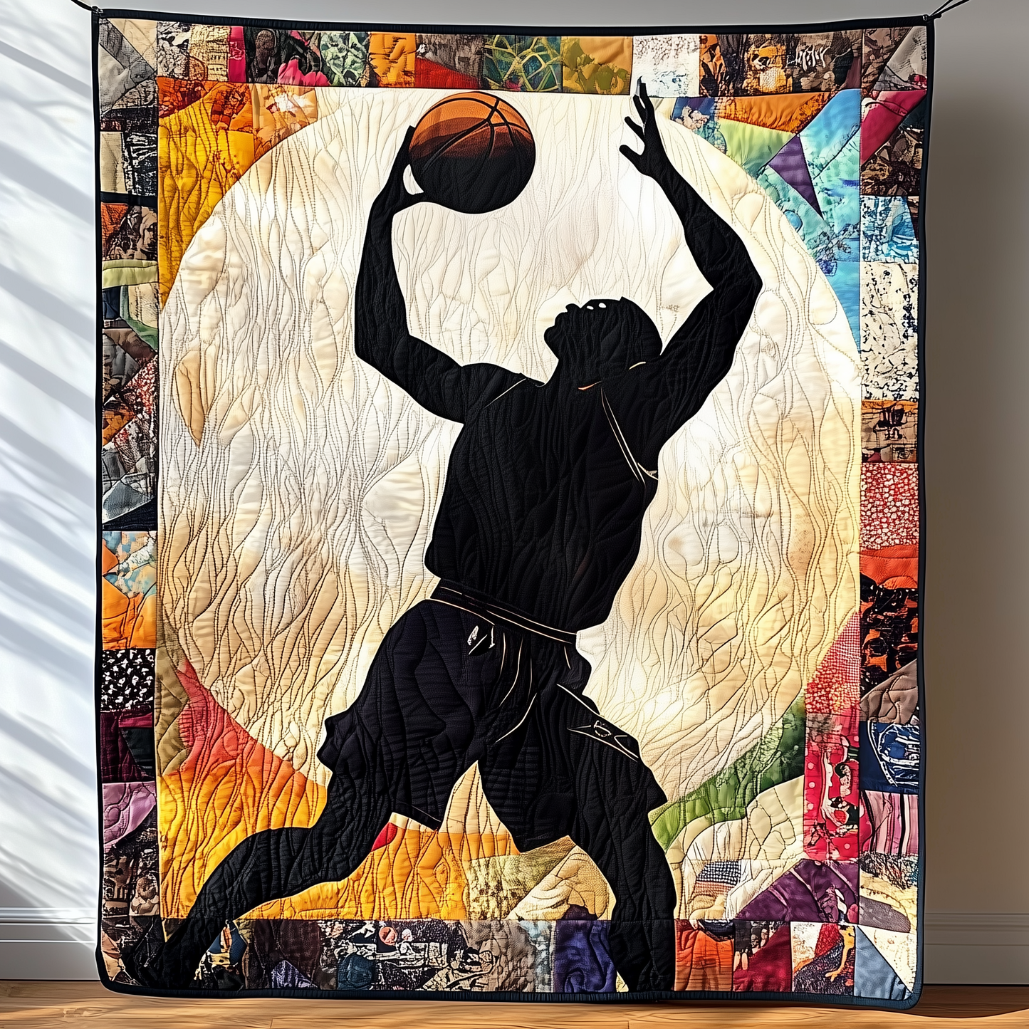 Basketball Never Stops Quilted Blanket GFTOTP1365