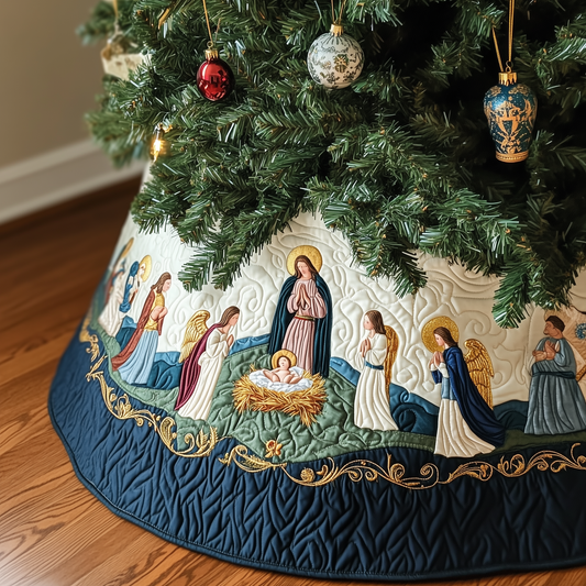 Nativity Scene Quilted Tree Skirt GFTOTP187