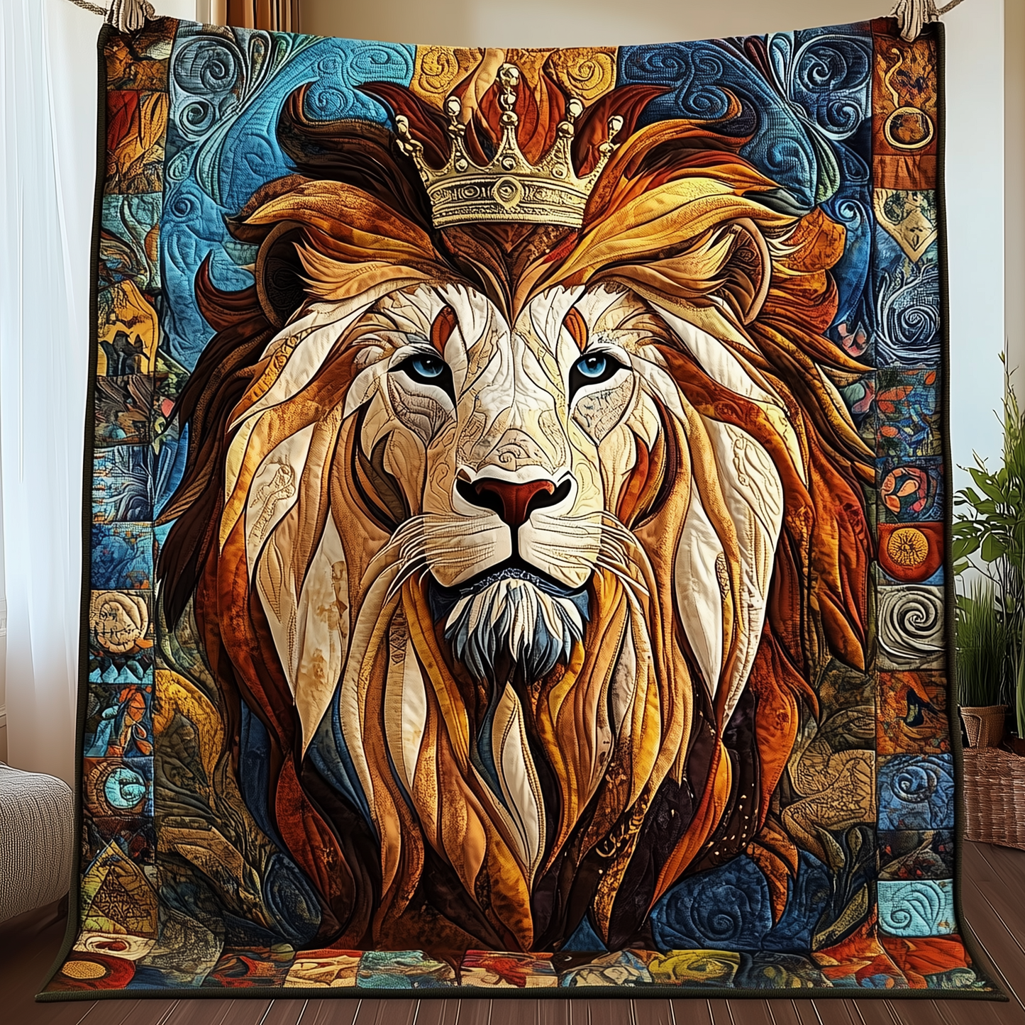 Lion Quilted Blanket GFTOTP190