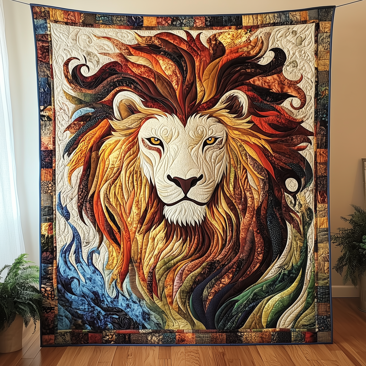 Lion Quilted Blanket GFTOTP192